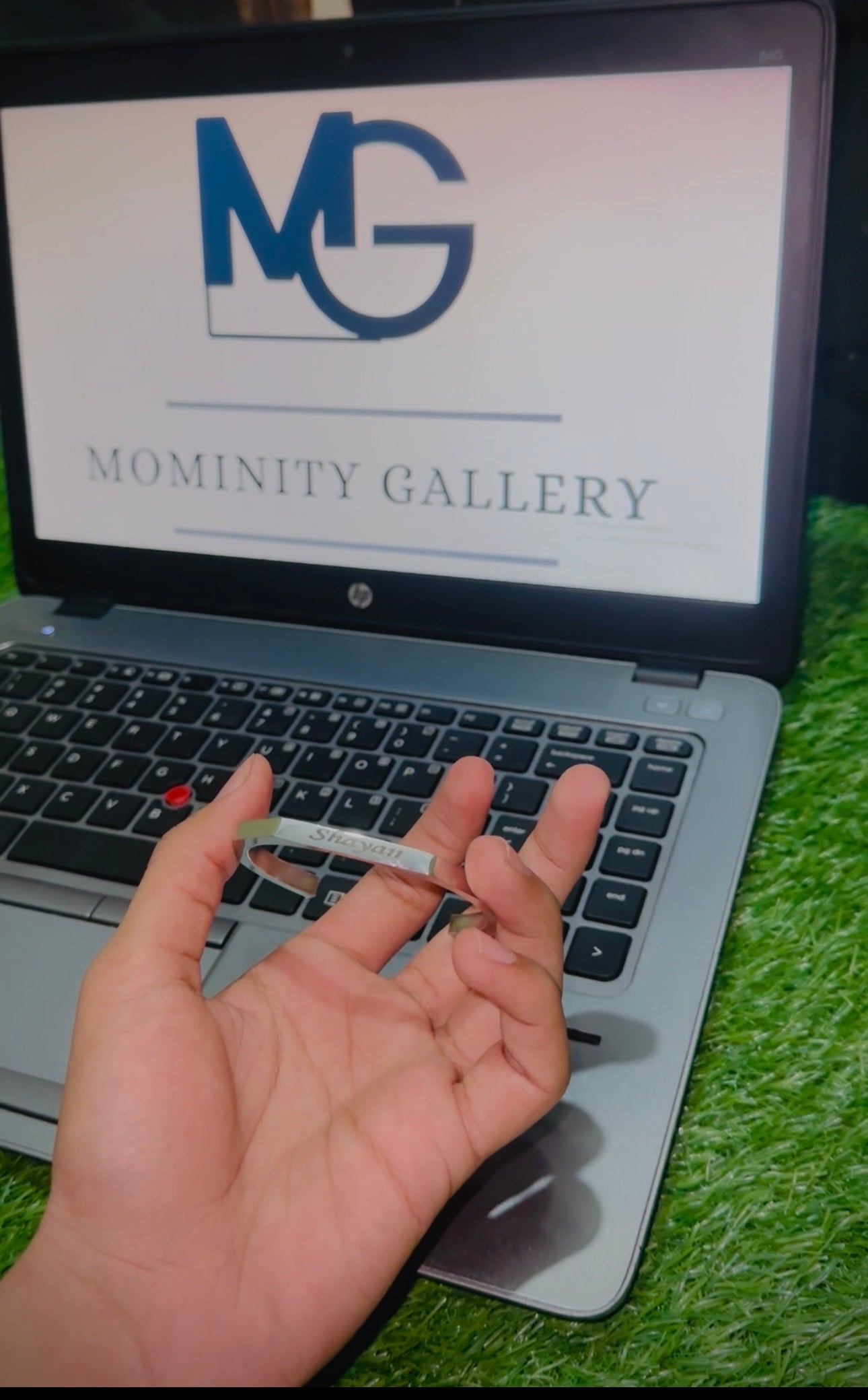 Minimalist open cuff stainless steel Men's bracelet