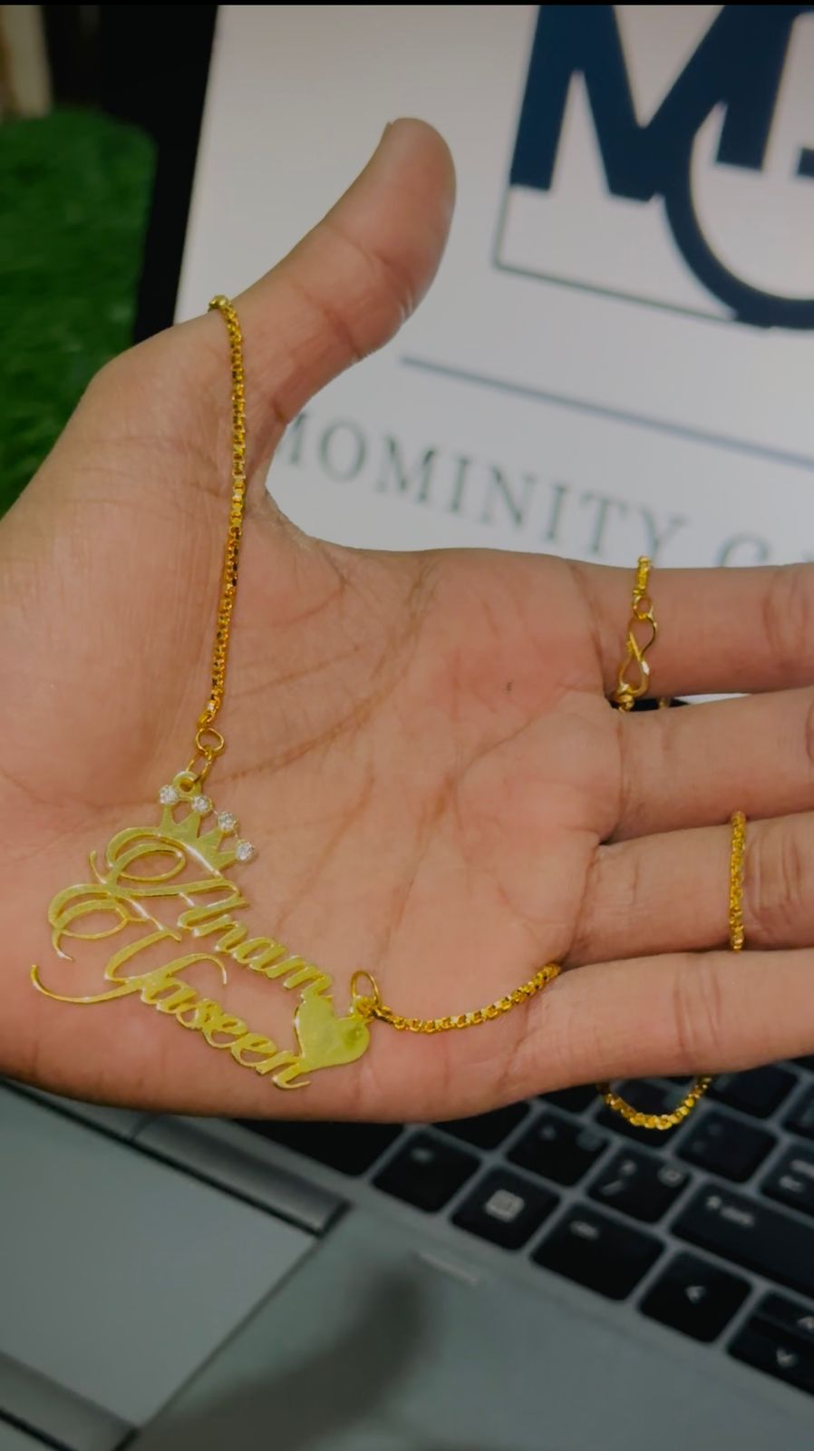 New Crown Heart Necklace